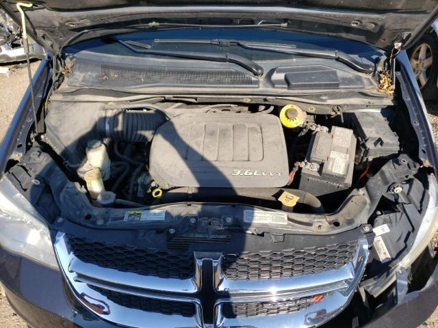 2C4RDGCG0ER393203 - 2014 DODGE GRAND CARA GRAY photo 7