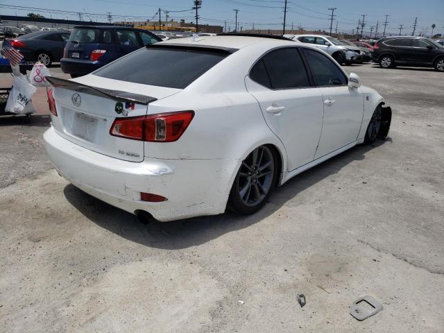 JTHBF5C25B5153026 - 2011 LEXUS IS 250 WHITE photo 4