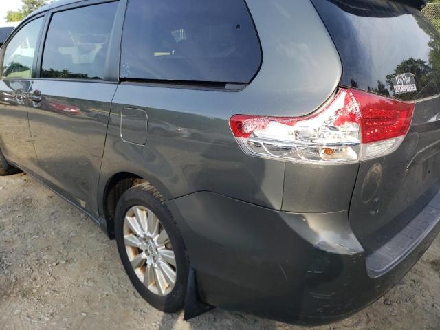 5TDJK3DC0BS027011 - 2011 TOYOTA SIENNA LE GRAY photo 9