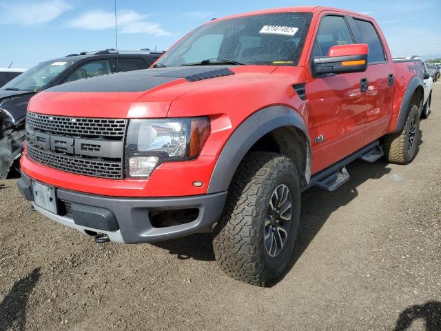 1FTFW1R64CFA58491 - 2012 FORD F150 SVT R RED photo 2