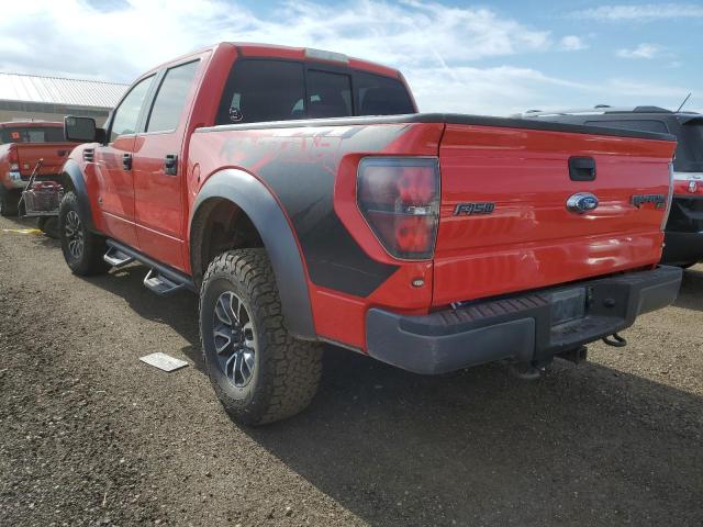 1FTFW1R64CFA58491 - 2012 FORD F150 SVT R RED photo 3