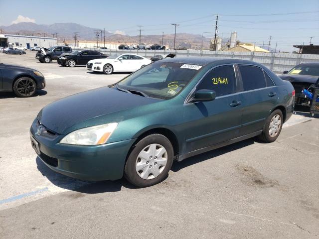 1HGCM56323A035204 - 2003 HONDA ACCORD LX GREEN photo 2