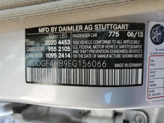 WDDGF4HB9EG156066 - 2014 MERCEDES-BENZ C 250 SILVER photo 10