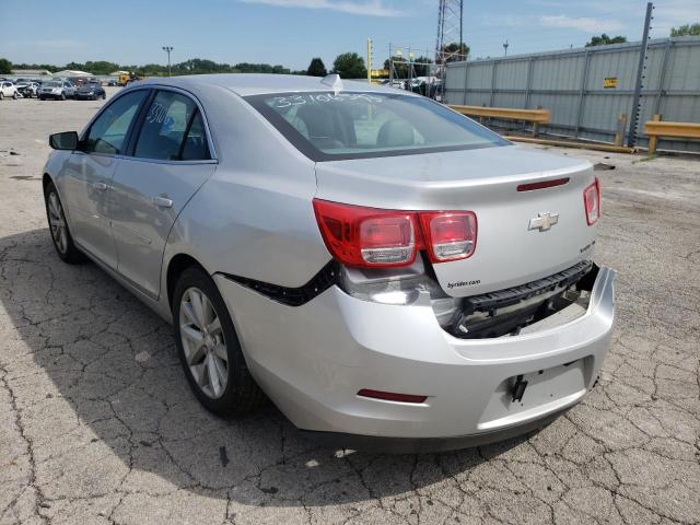 1G11G5SX1DF182357 - 2013 CHEVROLET MALIBU 3LT 银色 照片 3