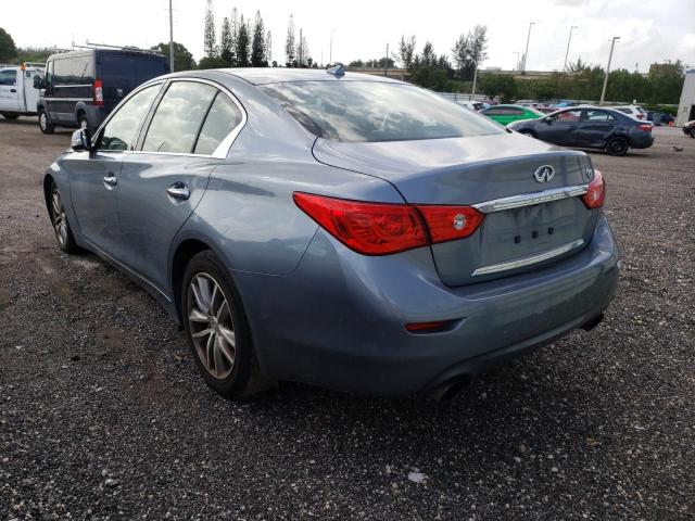 JN1EV7AP6HM732054 - 2017 INFINITI Q50 PREMIU BLUE photo 3