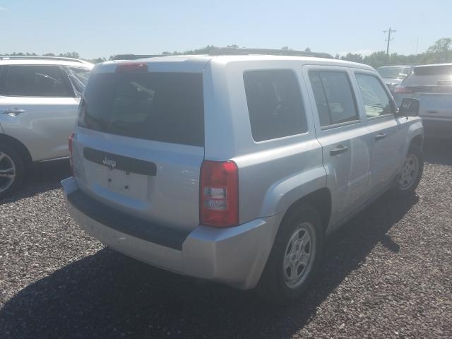 1J4NF1GB5AD623135 - 2010 JEEP PATRIOT SILVER photo 4