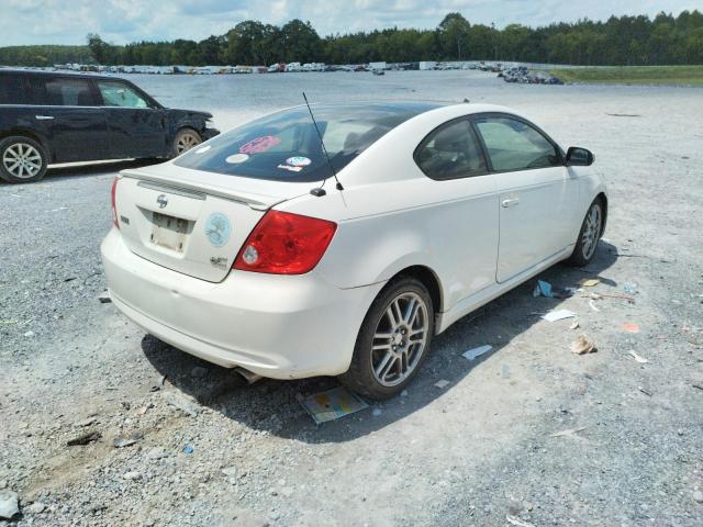JTKDE177860101882 - 2006 TOYOTA SCION TC თეთრი ფოტო 4