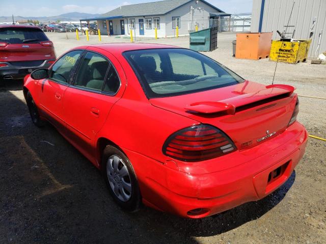 1G2NF52E93C114435 - 2003 PONTIAC GRAND AM S RED photo 3