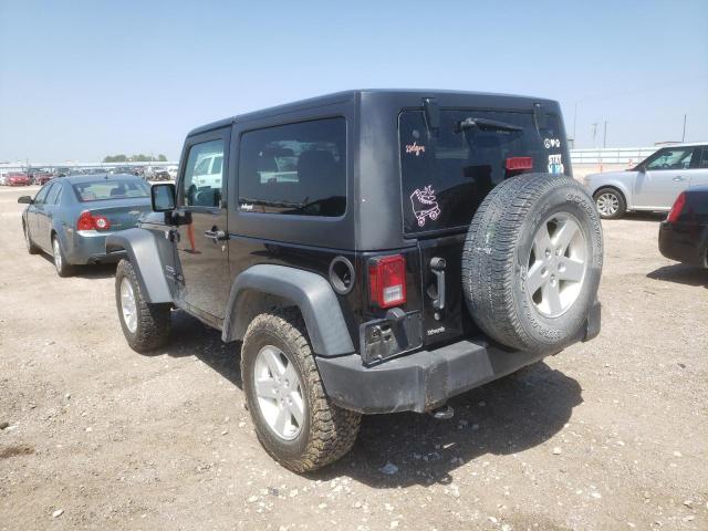 1C4AJWAG8EL209590 - 2014 JEEP WRANGLER S BLACK photo 3