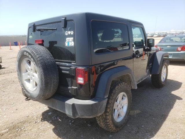 1C4AJWAG8EL209590 - 2014 JEEP WRANGLER S BLACK photo 4