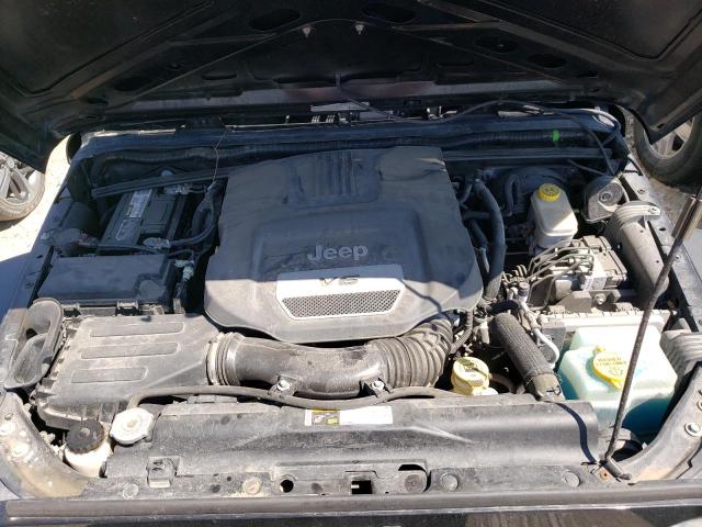 1C4AJWAG8EL209590 - 2014 JEEP WRANGLER S BLACK photo 7