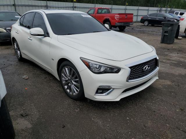 JN1EV7AP1JM351329 - 2018 INFINITI Q50 LUXE WHITE photo 1