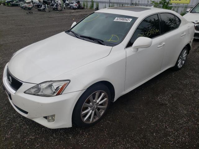 JTHCK262375013283 - 2007 LEXUS IS 250 WHITE photo 2