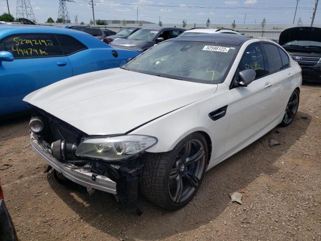 WBSFV9C56DC772877 - 2013 BMW M5 WHITE photo 2