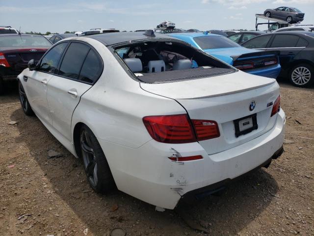 WBSFV9C56DC772877 - 2013 BMW M5 WHITE photo 3