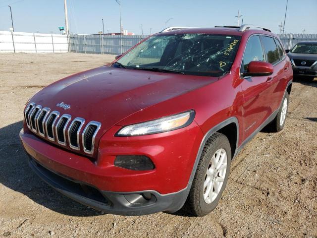 1C4PJMCB4GW195012 - 2016 JEEP CHEROKEE L RED photo 2