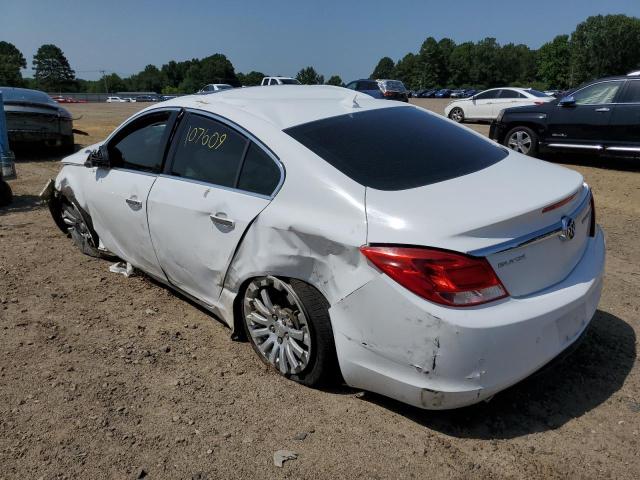 2G4GS5EV2D9156414 - 2013 BUICK REGAL PREM WHITE photo 3