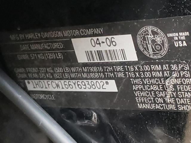 1HD1FCW166Y693802 - 2006 HARLEY-DAVIDSON FLHTCUI 双色 照片 10