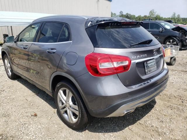 WDCTG4EBXFJ125854 - 2015 MERCEDES-BENZ GLA 250 GRAY photo 3