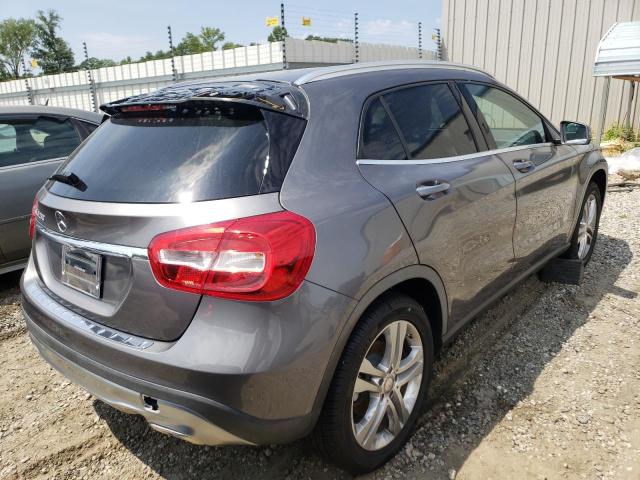 WDCTG4EBXFJ125854 - 2015 MERCEDES-BENZ GLA 250 GRAY photo 4