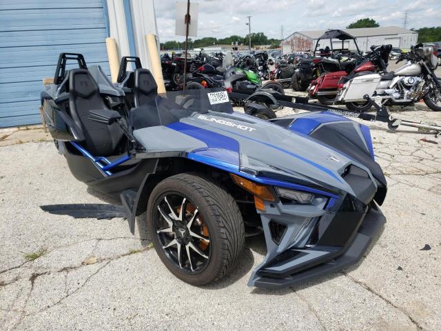 57XAARHBXM8144147 - 2021 POLARIS SLINGSHOT BLUE photo 1