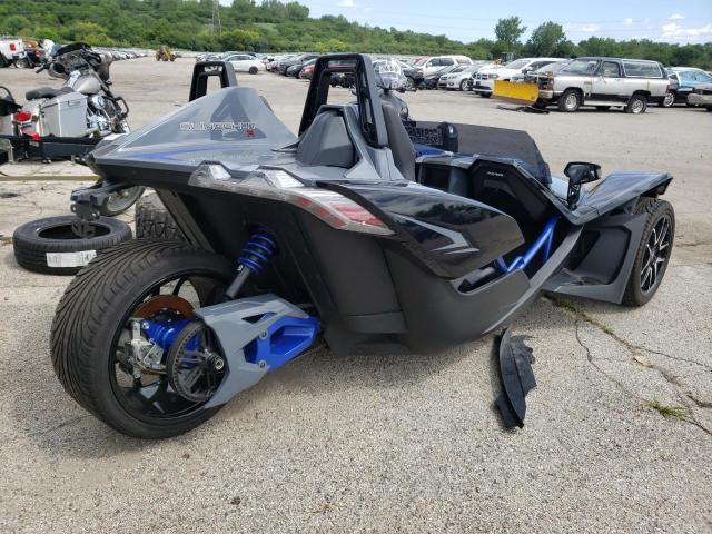 57XAARHBXM8144147 - 2021 POLARIS SLINGSHOT BLUE photo 4