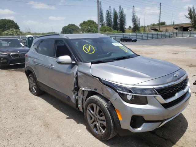 KNDEU2AA6M7171703 - 2021 KIA SELTOS S GRAY photo 1