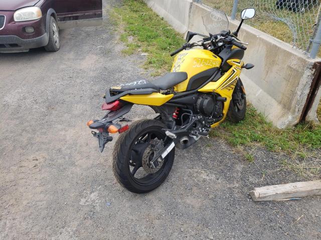 JYARJ18N39A000734 - 2009 YAMAHA FZ6 R YELLOW photo 4