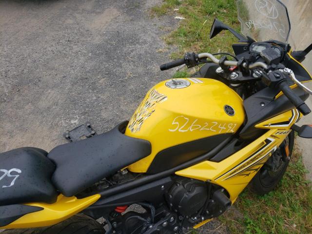 JYARJ18N39A000734 - 2009 YAMAHA FZ6 R YELLOW photo 5