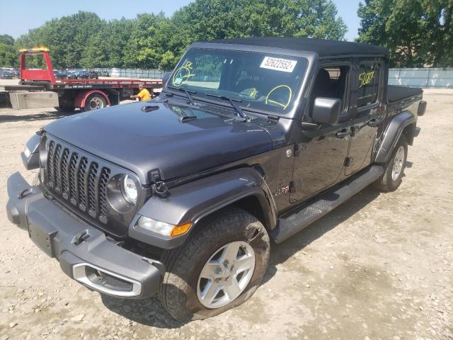 1C6JJTAG1ML501277 - 2021 JEEP GLADIATOR GRAY photo 2