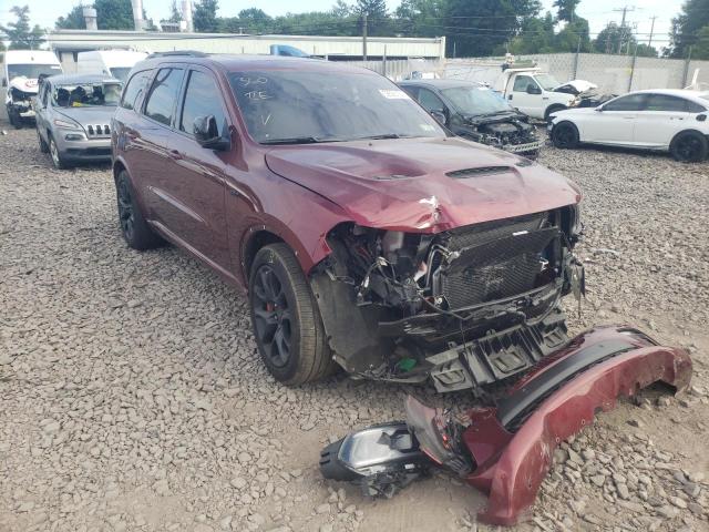 1C4SDJGJ3MC573920 - 2021 DODGE DURANGO SR BURGUNDY photo 1