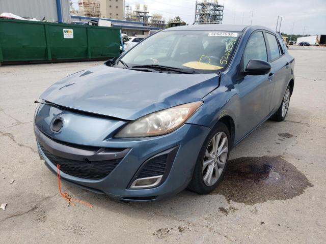 JM1BL1K57B1449445 - 2011 MAZDA 3 S TEAL photo 2