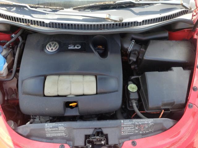 3VWCM31Y34M338953 - 2004 VOLKSWAGEN NEW BEETLE RED photo 7