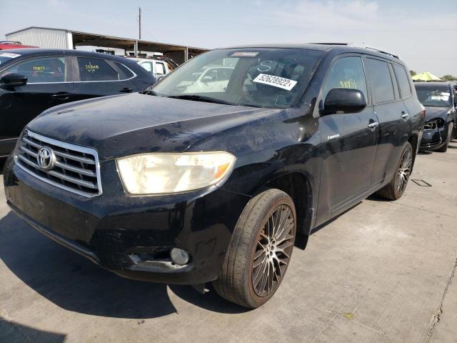 JTEES42A092126997 - 2009 TOYOTA HIGHLANDER BLACK photo 2