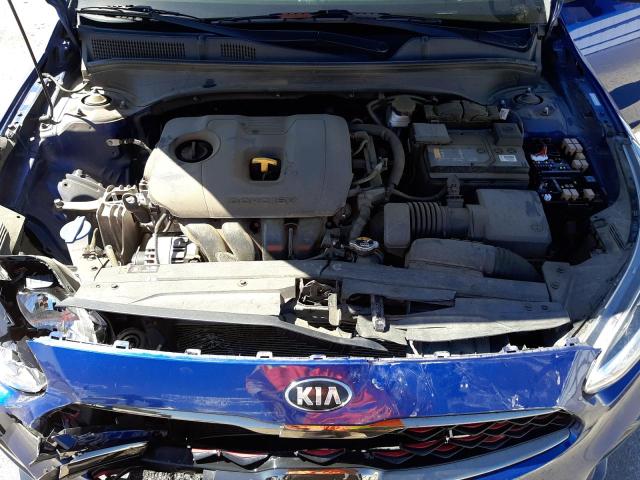 3KPF34AD8LE155336 - 2020 KIA FORTE GT L BLUE photo 7