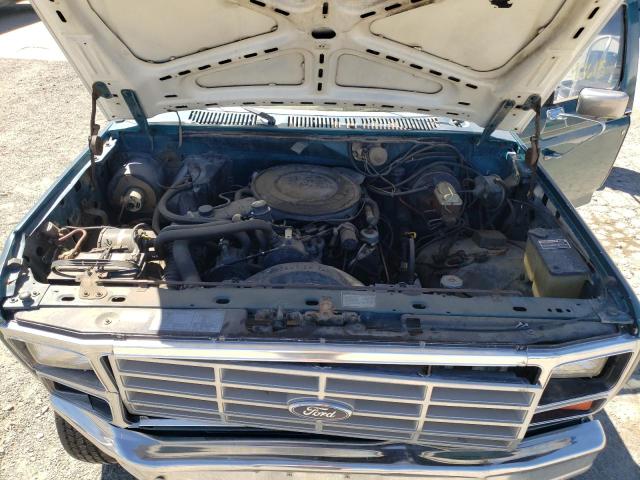 1FTHF26L0FPA74582 - 1985 FORD F-250 GREEN photo 7