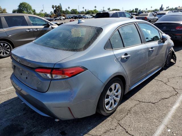 5YFEPMAE9MP217559 - 2021 TOYOTA COROLLA LE GRAY photo 4