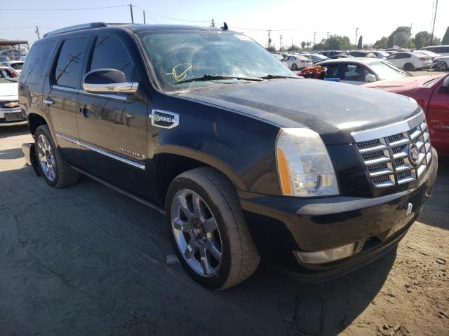 1GYFK43529R130108 - 2009 CADILLAC ESCALADE H BLACK photo 1