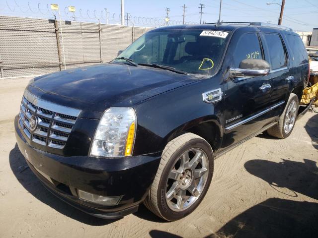 1GYFK43529R130108 - 2009 CADILLAC ESCALADE H BLACK photo 2