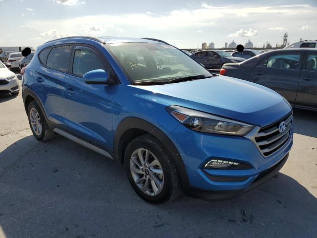 KM8J33A41JU705197 - 2018 HYUNDAI TUCSON SEL BLUE photo 1