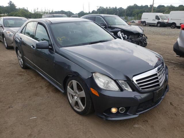 WDDHF8HB7AA114049 - 2010 MERCEDES-BENZ E 350 4MAT BLUE photo 1