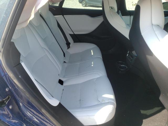 5YJSA1E41HF216914 - 2017 TESLA MODEL S Կապույտ լուսանկար 6
