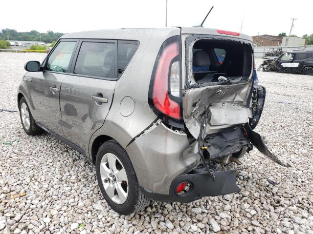 KNDJN2A24K7645164 - 2019 KIA SOUL GRAY photo 3