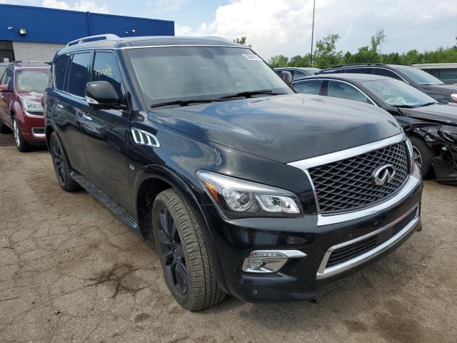 JN8AZ2NE5G9125631 - 2016 INFINITI QX80 BLACK photo 1