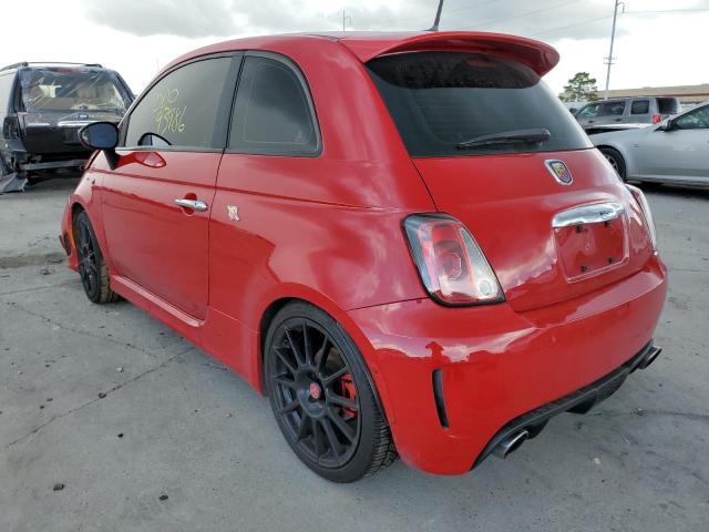 3C3CFFFH4FT513733 - 2015 FIAT 500 ABARTH RED photo 3