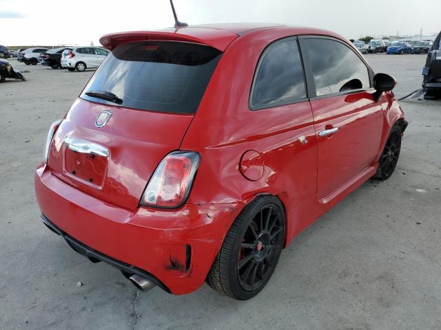 3C3CFFFH4FT513733 - 2015 FIAT 500 ABARTH RED photo 4