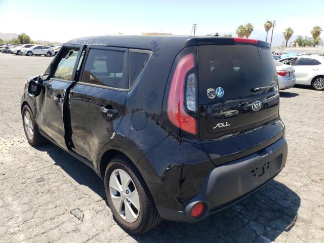 KNDJN2A26E7087922 - 2014 KIA SOUL BLACK photo 3