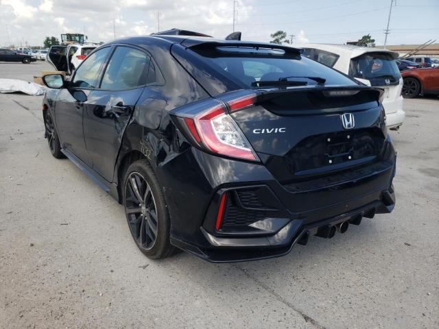 SHHFK7H48MU228211 - 2021 HONDA CIVIC SPOR BLACK photo 3