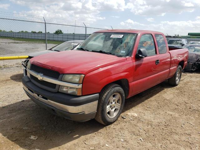 1GCEC19X25Z204076 - 2005 CHEVROLET SILVERADO RED photo 2