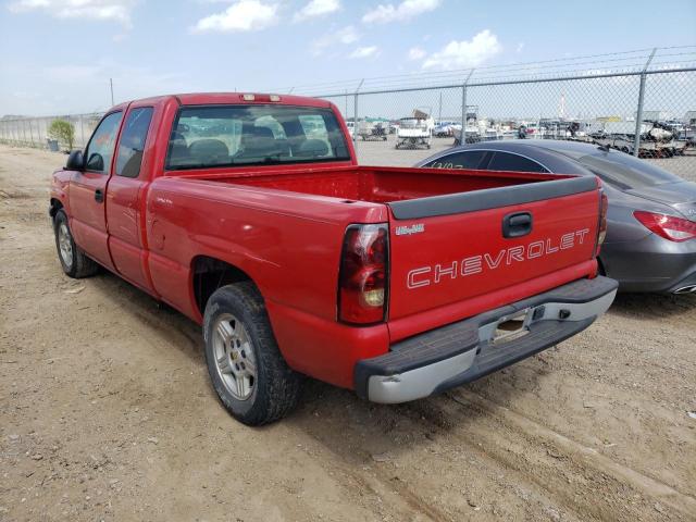 1GCEC19X25Z204076 - 2005 CHEVROLET SILVERADO RED photo 3